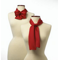 Red Silk Scarf - 10"x54"